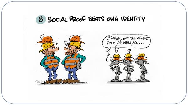 Cartoons qui donnent vie à la sécurité